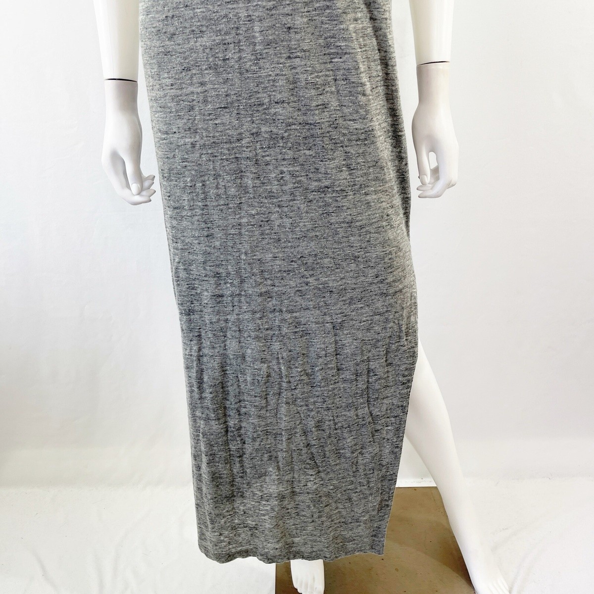 T Alexander Wang Maxi Dress Gray Sleeveless Size XS 100