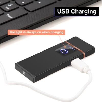Accendino Elettrico Ricaricabile USB A Plasma – Impermeabile Al Vento, Tripla Sicurezza, Per Candele, Barbecue E Campeggio (colore Argento)