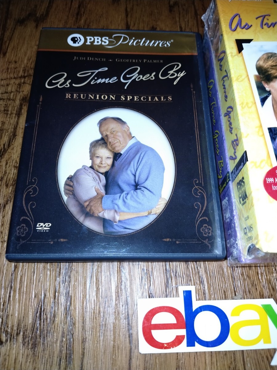 3 PC As Time Goes By VHS Volume 1 , 2 & REUNION DVD BBC Video