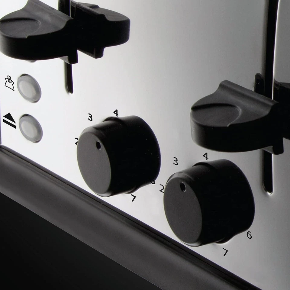 Russell Hobbs, Futura 4 Slice Toaster, 1500W, Stainless Steel, 18790 - Image 4 of 4