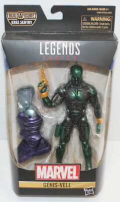Marvel Legends MOC NIP Genis-Vell 6'' Captain Marvel Figure 20187 Kree Sentry BAF