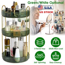 360 Large Acrylic Makeup Organizer Jewelry Drawer Storage Box Display Case Rack