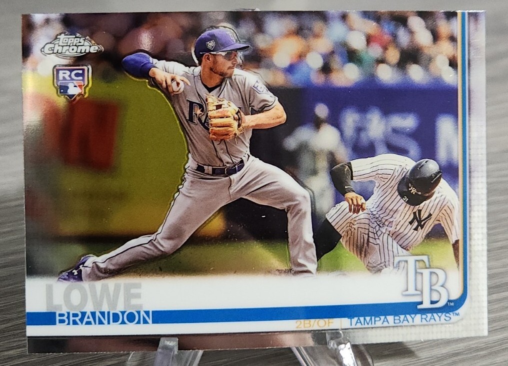 Brandon Lowe 2019 Topps Chrome Rookie #151 Tampa Bay Rays/Pittsburgh Pirates RC