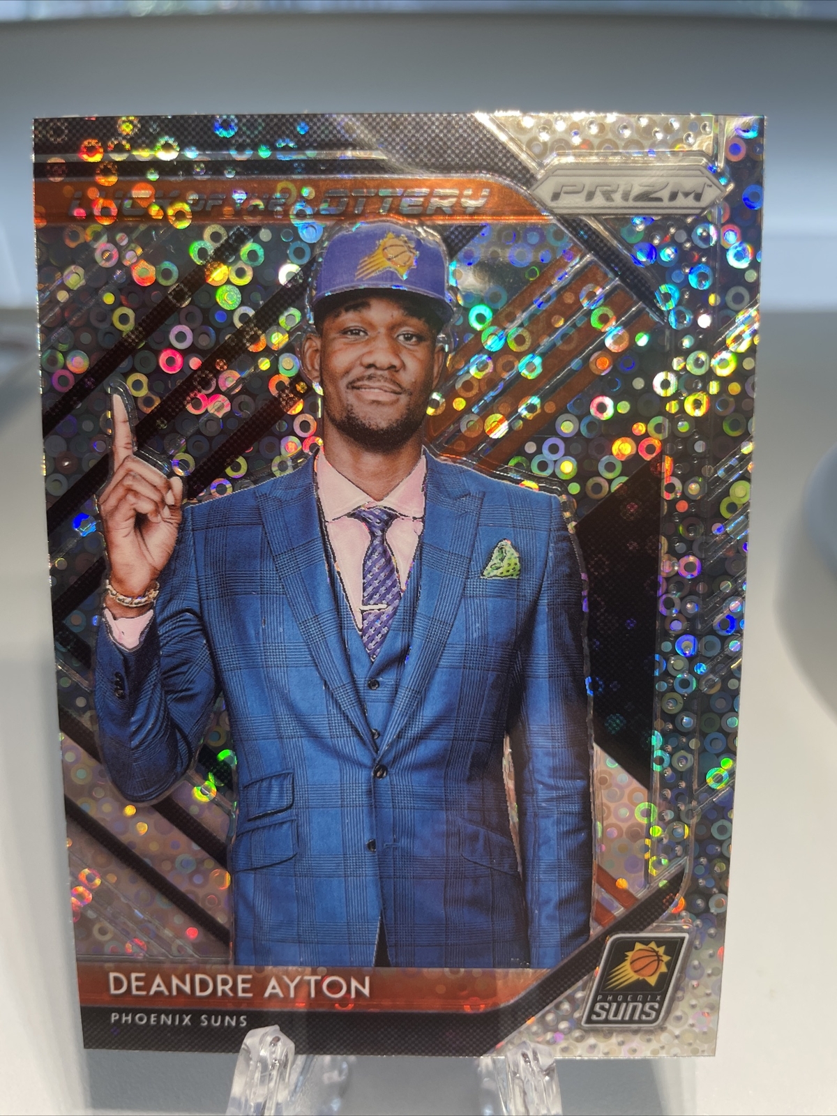 2018-19 Panini Prizm Fast Break Luck of the Lottery DeAndre Ayton Rookie RC #1📈
