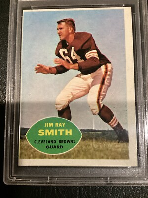 1960 Topps Jim Ray Smith #28 PSA 8 NM-MINT Cleveland Browns