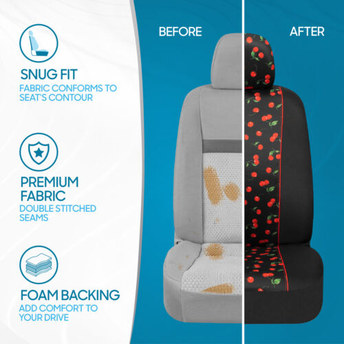 Green Camo Print Car Seat Covers Front Seats Universal Fit Auto Truck Van SUV - Picture 36 of 119