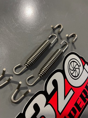 All Out Fab 2x stainless steel header connection springs & spring holder tab - 第 5/6 張圖片