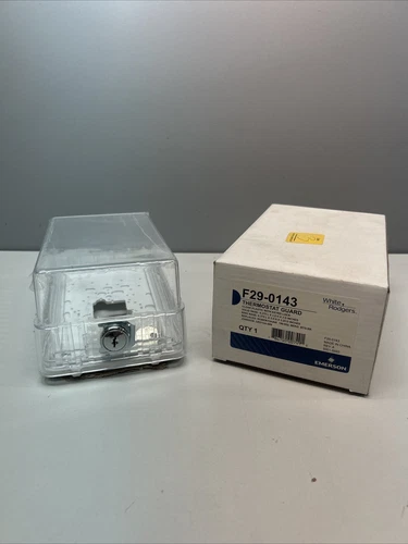 WHITE RODGERS F29-0143 THERMOSTAT GUARD WITH LOCK NEW