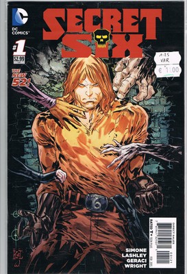 SECRET SIX (2014-2016) #1 VARIANT VAR ED (1:25) DC COMICS