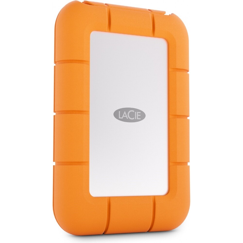 Внешний накопитель SSD LaCie Rugged Mini емкостью 4 ТБ оранжевый с разъемом USB 3.2 Type-C