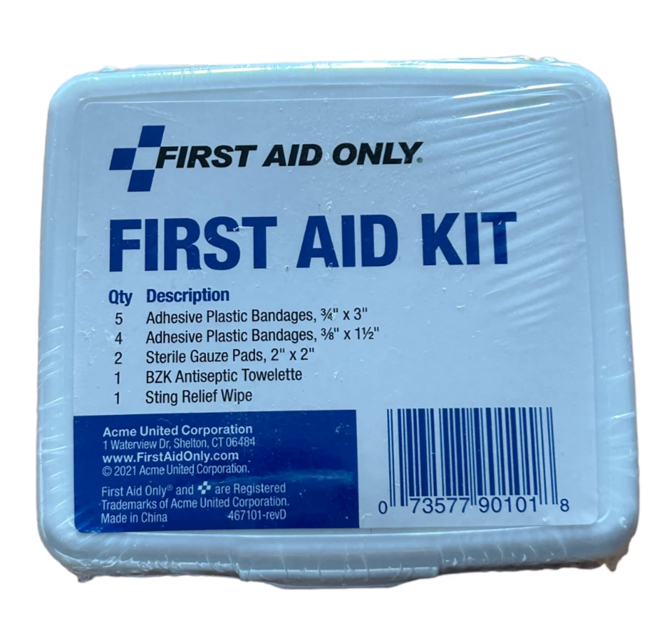 Two First Aid Kits - 13 Pieces per Kit Travel Size - Bandages, Gauze - Ex: 11/26 - Image 3 of 4