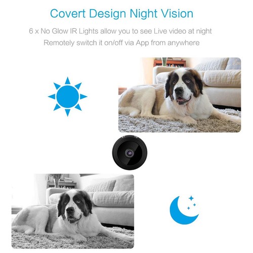 Mini Hidden Wireless Wifi IP Home Security 1080P HD Night Vision DVR- - Picture 7 of 12
