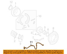 FORD OEM 02-05 Aviator Rear Suspension Brake Components-Abs Sensor 2L2Z2C190AC