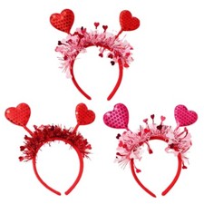 Sweet Valentines Headbands Heart Shape Headband Ladies Taking Photo Headband