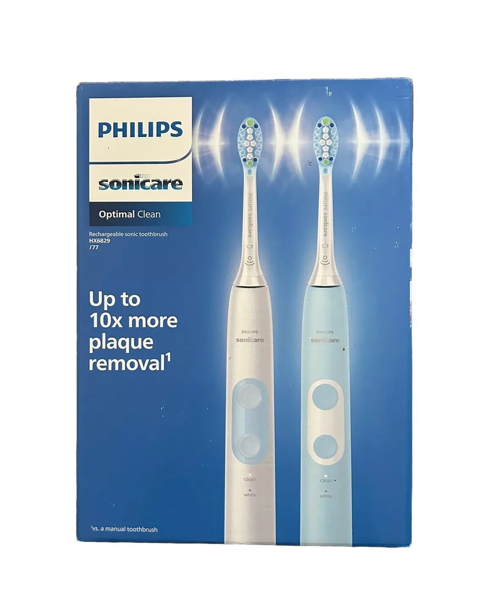Philips Sonicare Optimal Clean Rechargeable Toothbrush, 2-pack