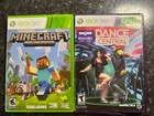 Minecraft and Dance Central Xbox 360