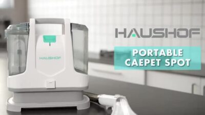 HAUSHOF Handheld Deep Cleaner Machine Portable Carpet Spot