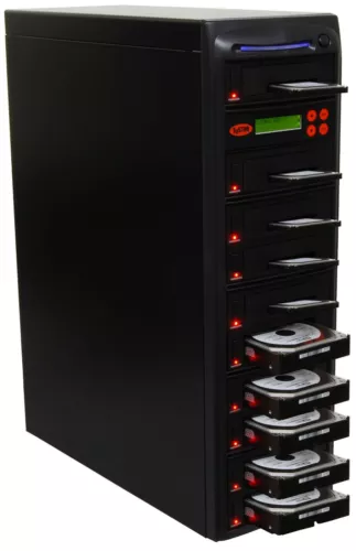 Systor 1:9 SATA 2.5" 3.5" SSD HDD Hard Drive Duplicator & Sanitizer - 9GB/Min