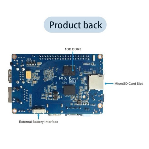 Placa única Banana Pi BPI-M2 Ultra Allwinner A40i cuatro núcleos 2 GB DDR3 8 GB eMMC - Imagen 7 de 7