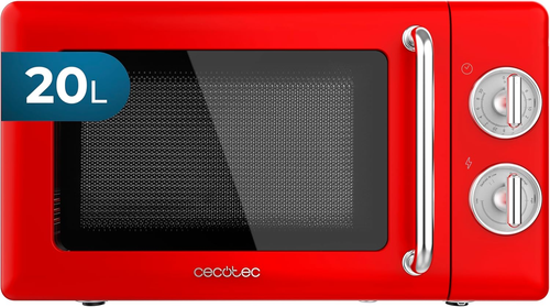 Microonde Meccanico Da 20 L Proclean 3010 Retro Red. 700 W in 6 Livelli, Timer F - Foto 10 di 12