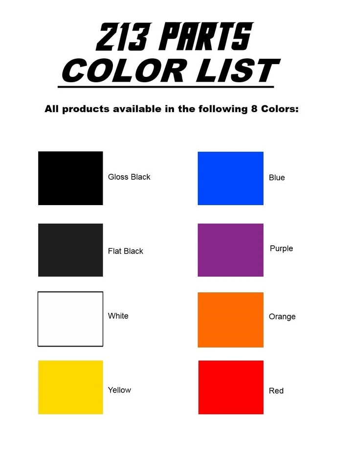 Parabrisas bajo negro para niños Polaris 120 (8 colores diferentes) 213 piezas Foto 2 de 2