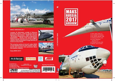 MAKS Russia 2017 Airshow Air Show DVD Video-Brand New