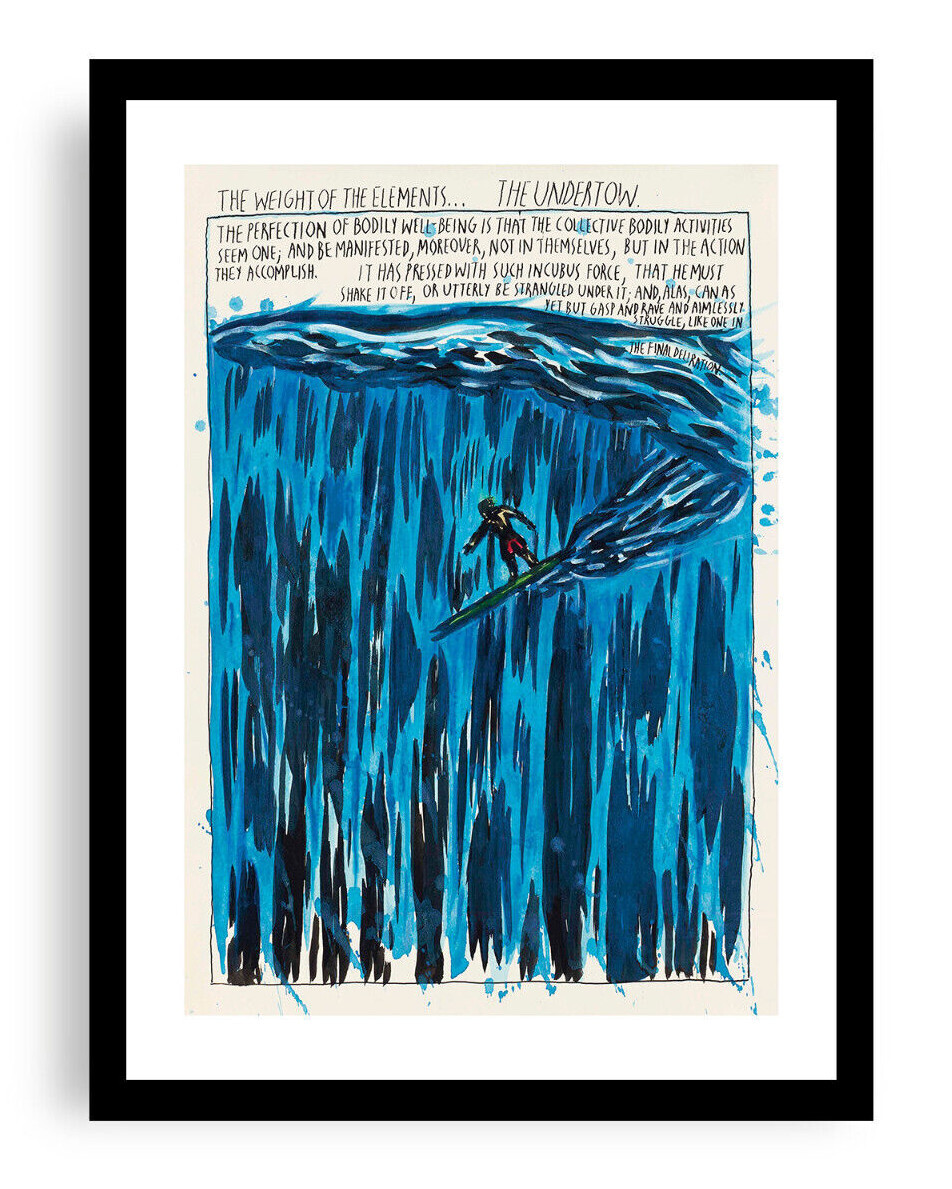 Raymond Pettibon - The Weight of the Elements, Giclee Print