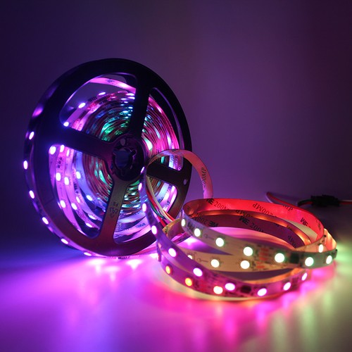 24V WS2811 60leds/m LED strip Addressable Digital RGB flexible non-waterproof 5M - Picture 2 of 5