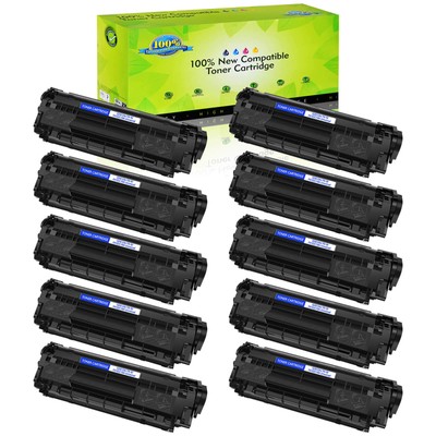 10PK Q2612A 12A Toner Cartridge for HP Laserjet M1005 1319f 1022n 1022nw Printer | eBay