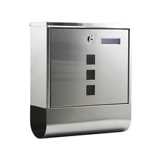 TTCassetta della posta vano portagiornale acciaio inossidabile montaggio a paret