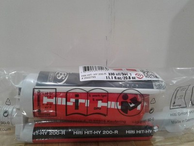 Hilti Injectable Mortar Epoxy Hybrid adh HY 200-R