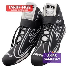 Zamp ZAMRS003C0102 SFI 3.3/5 Black Size 2 Leather Driving Shoe Performance Parts