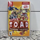 Captain Toad Treasure Tracker for the Nintendo Switch game with case video game
