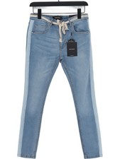 Night Addict Men's Jeans W 28 in Blue Cotton with Elastane Skinny New with tags