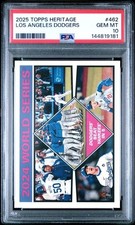 2025 Topps Heritage LA Dodgers World Series PSA 10 Shohei Ohtani SSP *POP 3*