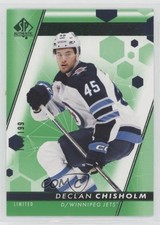 2022-23 SP Authentic Future Watch Limited Green 152/199 Declan Chisholm #181 2vh