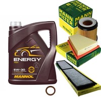 Mann Inspektionspaket 5L Mannol Energy 5W-30 FüR BMW E84 Xdrive20I Xdrive28I