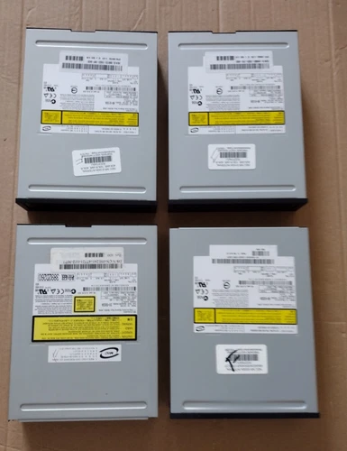 3X NEC CDRW 1X DVD  IDE Internal Drives – BLACK BEZEL *FAULTY / PARTS*