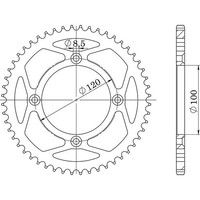 Zahnrad Aluminium P428 - Z46 (DIS.15104)