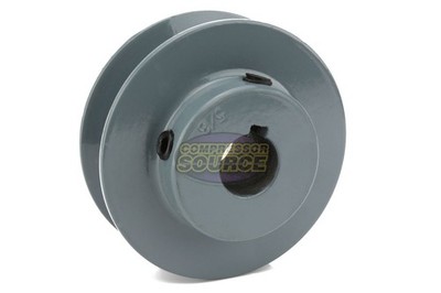 Cast Iron 3'' Single Groove Pulley V Style B Belt 5L for 5/8 Inch Keyed Shaft