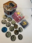 Various Pokemon : Card Sleeves : Flip Coins : Tin : Battle Figure Pack: Badge