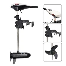 12V Electric Outboard Trolling Motor for Fishing Boat & Kayak (40-65 lbs)