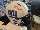 Saquon Barkley Autographed Giants Lunar Eclipse Authentic Full-Size Helmet - BAS