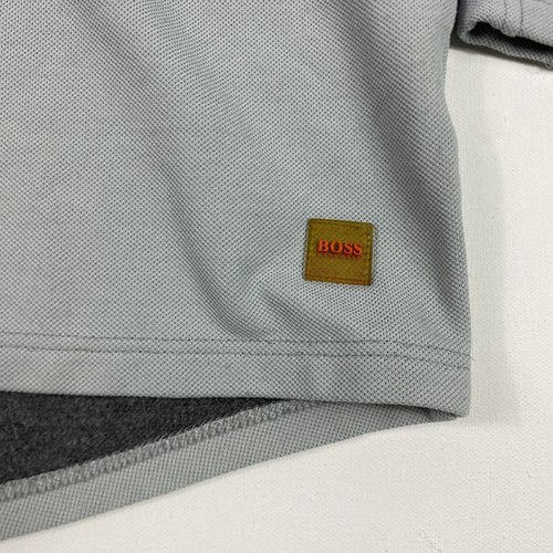 BOSS Hugo Boss Pullover Herren XL grau Quarter Zip Fleece gefüttert lichtempfindlich - Bild 3 von 22