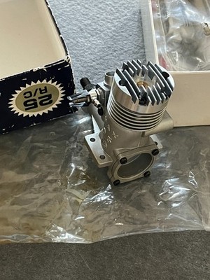 Vintage OS Max .25 R/C Engine NIB - Unused, Sealed Parts, Muffler, Manual Comple