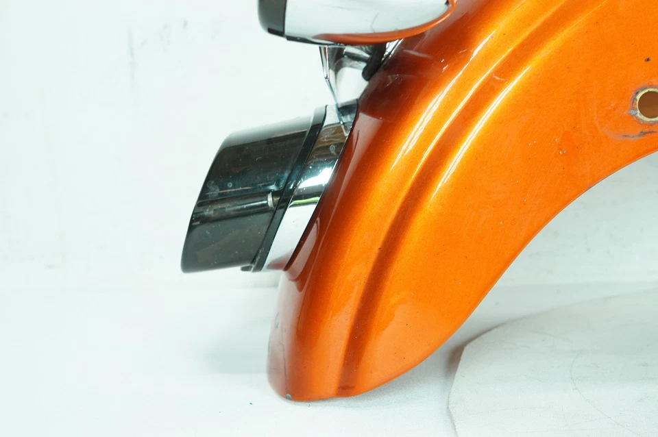 11 Harley Dyna FXDC Super Glide Custom OEM guardabarros de rueda trasera y barra de señales de giro Foto 4 de 4