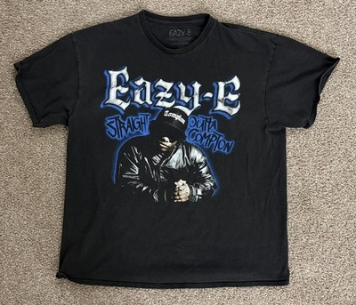 Eazy-E Straight Outta Compton Rap Tee XL Black Graphic Hip Hop Shirt Streetwear