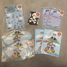 Child’s Party Supplies for 20 Guests Pirate Themed Birthday Decorations