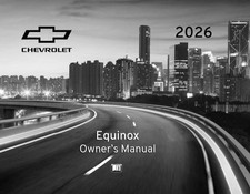 NUEVO LIBRO IMPRESO 2026 Chevy Equinox Guía Manual del Operador del Usuario del Propietario 079A