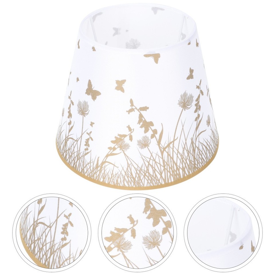 Paralume in Metallo Stile Albero Forestale Paralume Decorativo in Ferro Scavato con Lampada da Soffitto a Parete da Tavolo con Motivo Oro Interno
